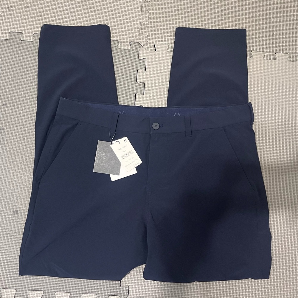 GUC Mens Mizzen + Main Helmsman Slim Fit Chino Pant Navy Blue 35W